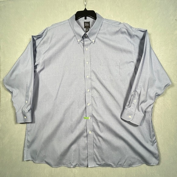 Jos. A. Bank Other - 2 Jos. A. Bank Traveler Cotton Shirts Mens 20X35 Navy & Baby Blue Houndstooth